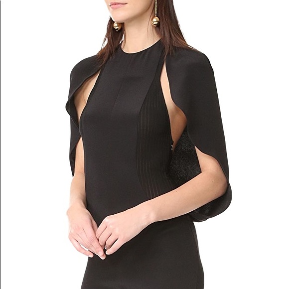 ESTEBAN CORTAZAR Silk Cape Jumpsuit - Picture 3 of 8